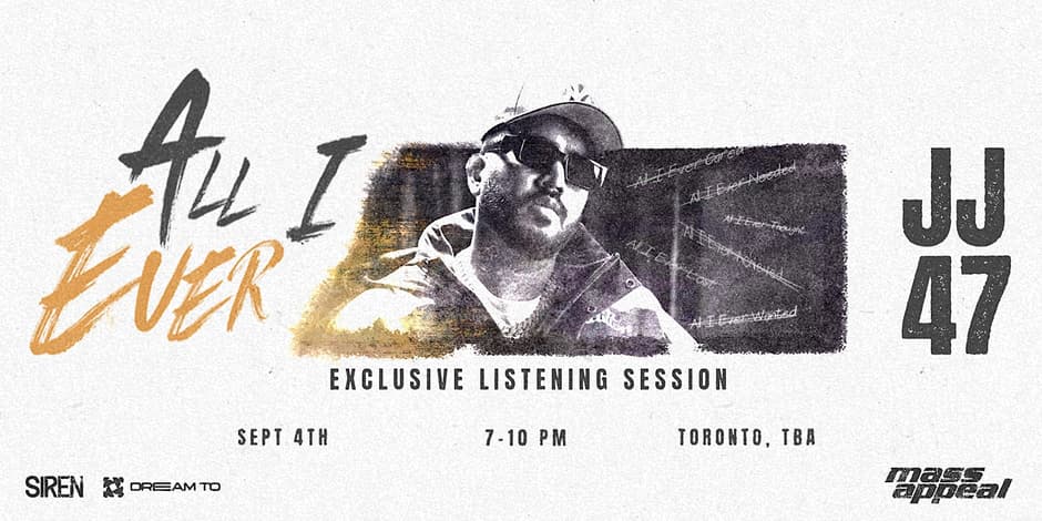 JJ47: All I Ever event artwork